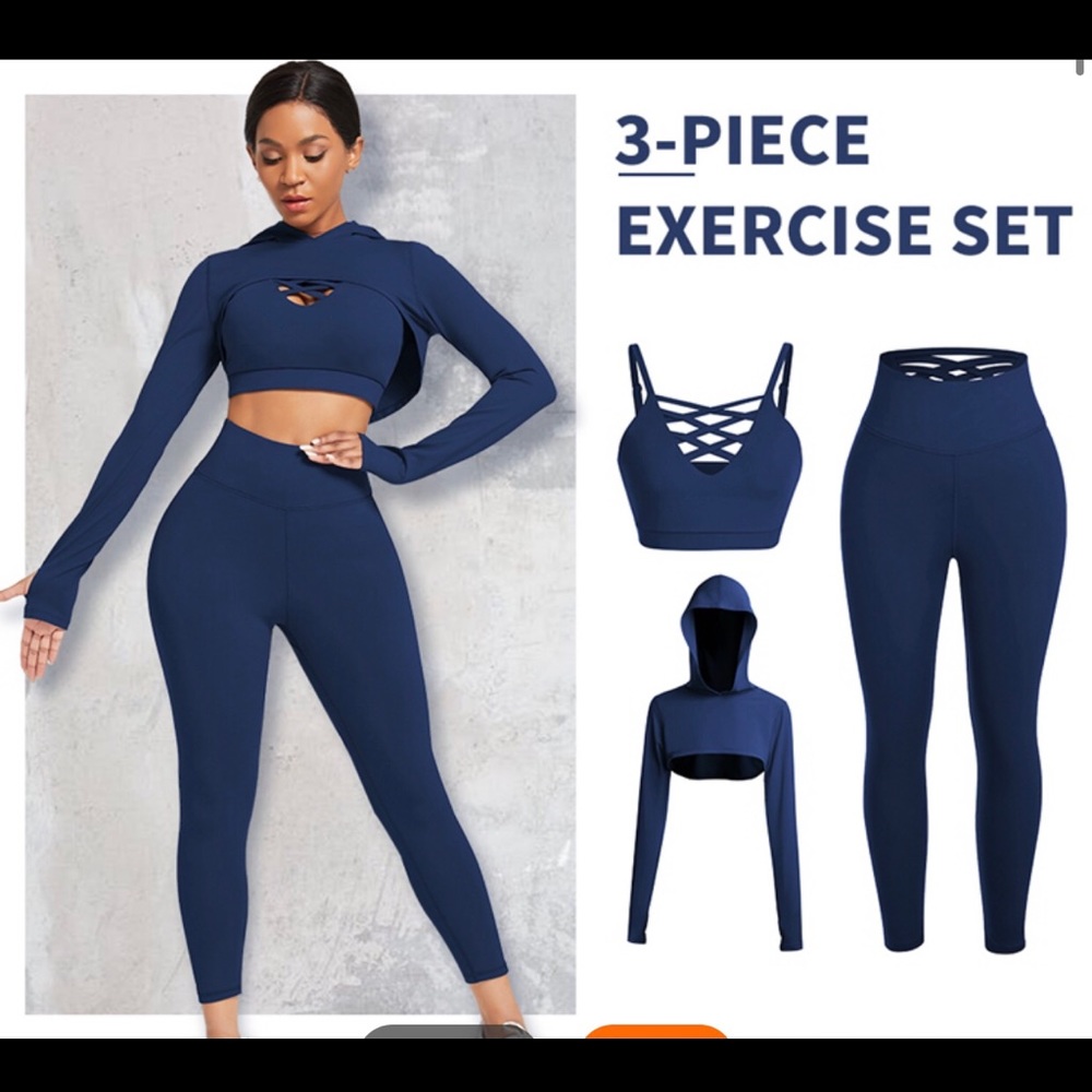 NWT- 3 pc Workout set